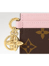 LV Charm Monogram Card Wallet Pink Brown - LOUIS VUITTON - BALAAN 3