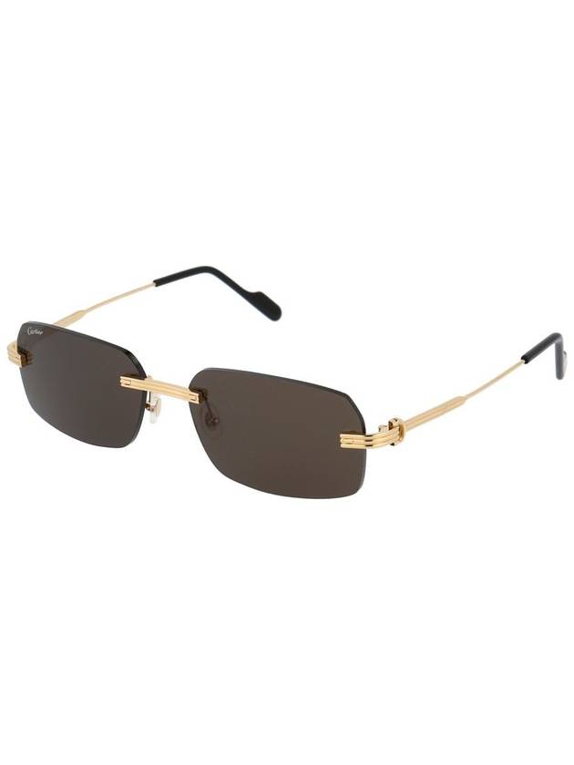 sunglasses CT0271S 001 001 GOLD GOLD GRAY - CARTIER - BALAAN 3