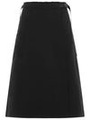 Women's OG Alpha Wrap A-Line Skirt Black - OFFGRID - BALAAN 2