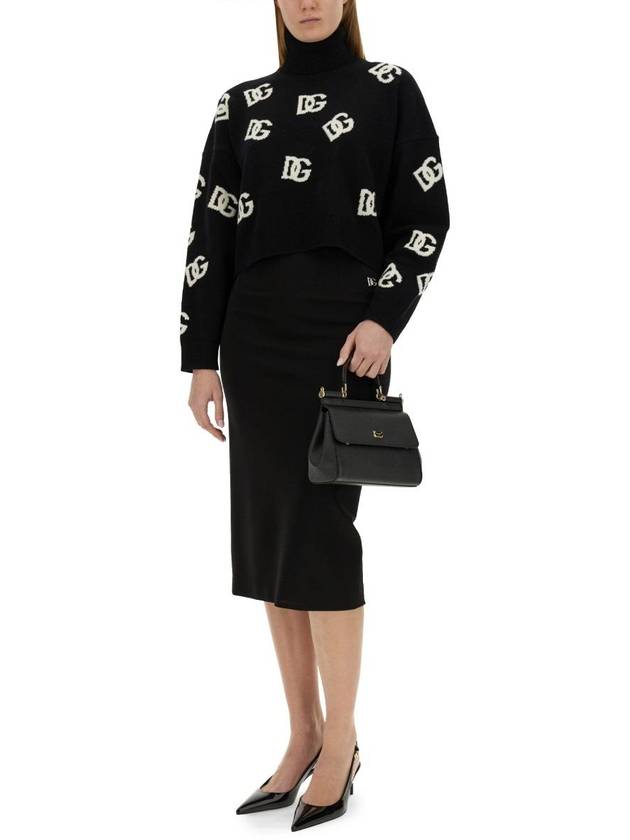 Sweater FXW11T JAWXAN0004 BLACK - DOLCE&GABBANA - BALAAN 3