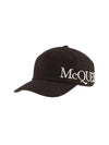 Embroidered Logo Ball Cap Black - ALEXANDER MCQUEEN - BALAAN 2