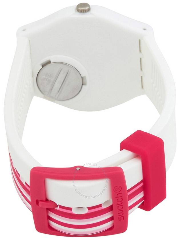 Swatch Valentine's Day Beatpink Quartz Pink Dial Ladies Watch GW214 - SWATCH - BALAAN 3