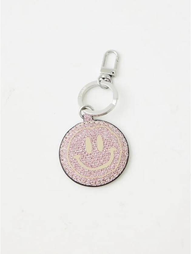 Banner Smile Glitter Key Holder Pink - GANNI - BALAAN 4