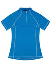 Golf Short Sleeve Amara Top Blue - J.LINDEBERG - BALAAN 1