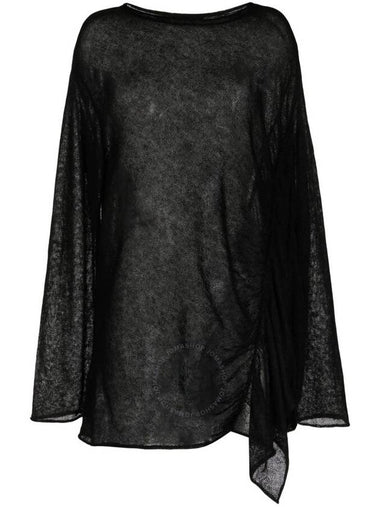 Ys Asymmetric Gathered Jumper, Brand Size 2 (Medium) - YOHJI YAMAMOTO - BALAAN 1