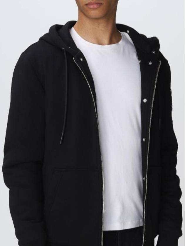 Classic Bunny Zip Up Hoodie White Lining Black - MOOSE KNUCKLES - BALAAN 6