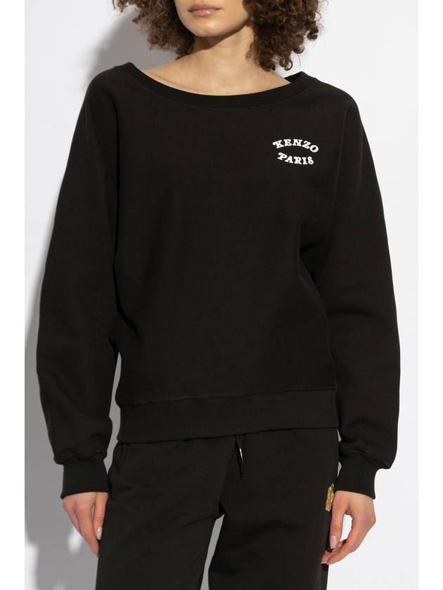 Kenzo Printed Sweatshirt, Women's, Black - KENZO - BALAAN 3