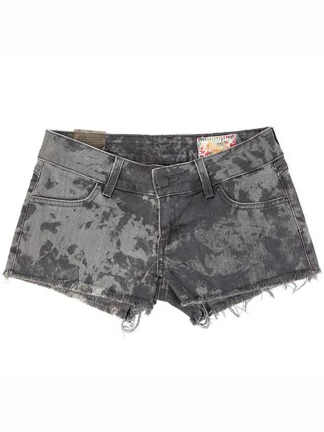 Camellia Exceed Washed Black Denim Shorts ACID - SIWY - BALAAN 1