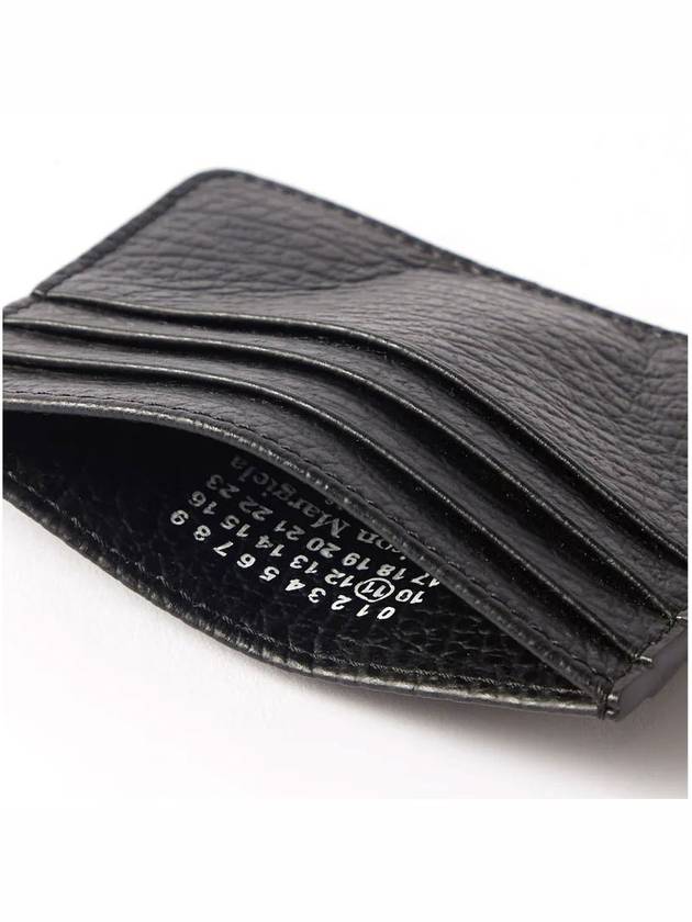 Four Stitch Card Wallet Black - MAISON MARGIELA - BALAAN 5