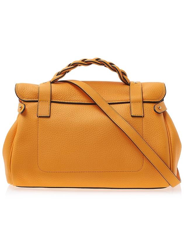 Alexa Medium Heavy Grain Tote Bag Yellow - MULBERRY - BALAAN 4