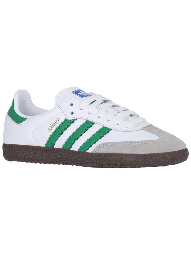 Samba OG Low Top Sneakers White Green - ADIDAS - BALAAN 3