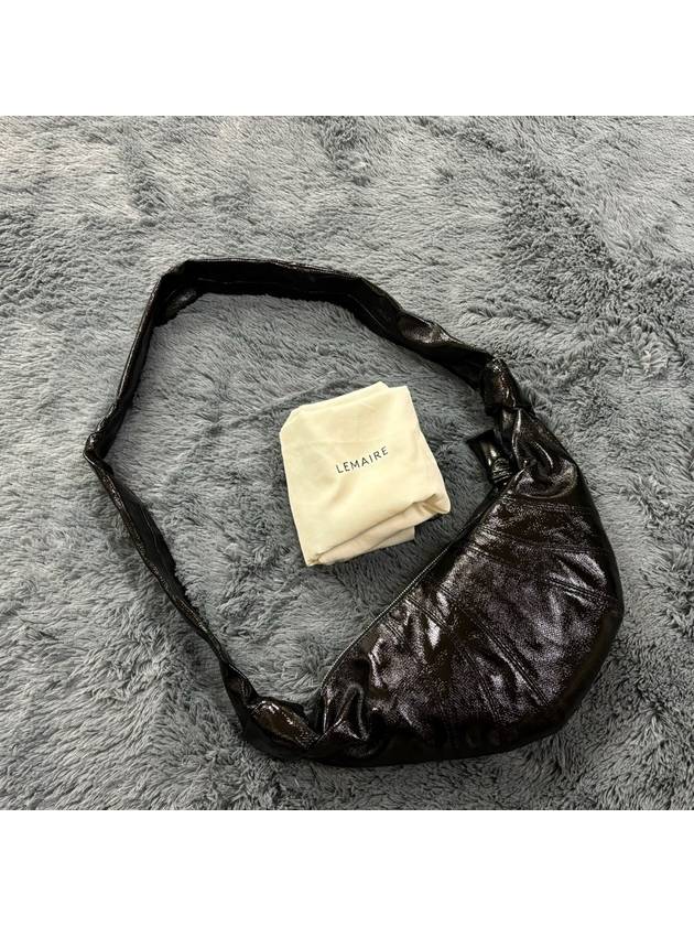 Croissant Small Crossbody Bag Black - LEMAIRE - BALAAN 5