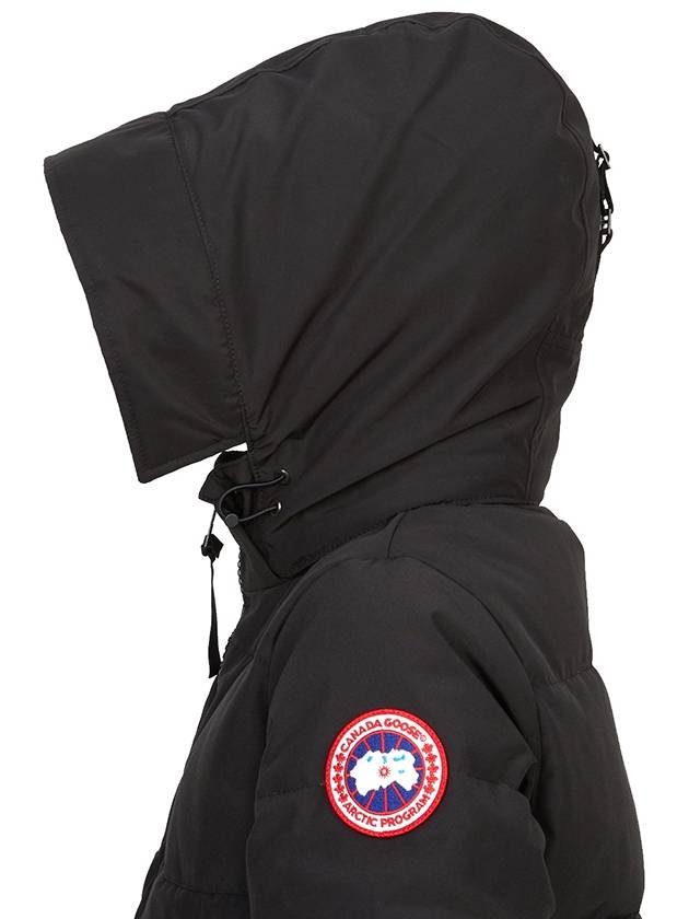 Mystique Satin Long Parka Black - CANADA GOOSE - BALAAN 10