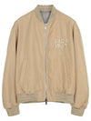 Logo Embroided Bomber Jacket Beige - DIOR - BALAAN 2