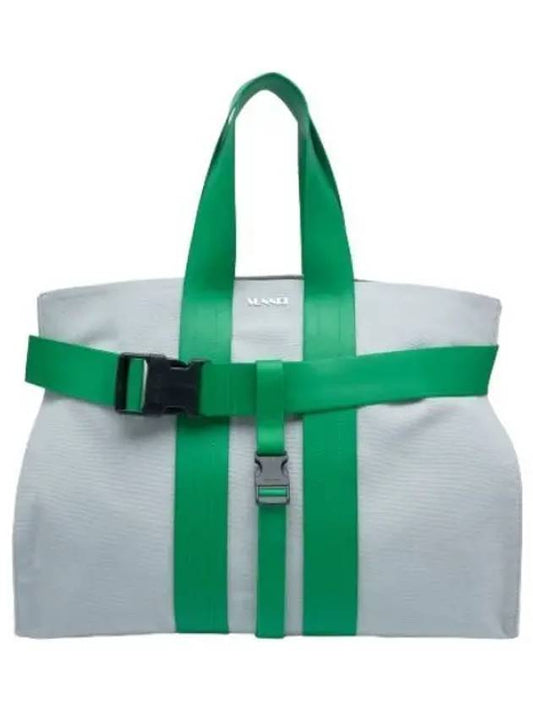 Paralepipedo Messenger Bag Gray Green Handbag Tote - SUNNEI - BALAAN 1