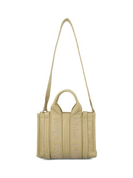 Woody Small Tote Bag Sand - CHLOE - BALAAN 1