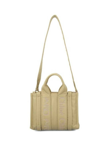 Woody Small Tote Bag Sand - CHLOE - BALAAN 1