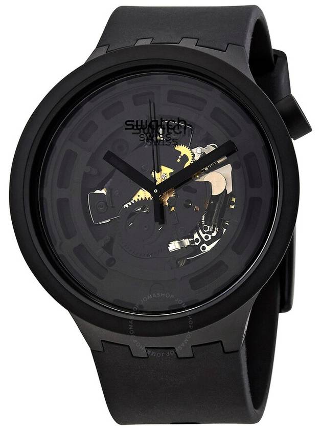 Swatch Bioceramic Quartz Black Dial Men's Watch SB03B100 - SWATCH - BALAAN 1