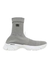 Men's Speed 30 Knit High Top Sneakers Grey - BALENCIAGA - BALAAN 2