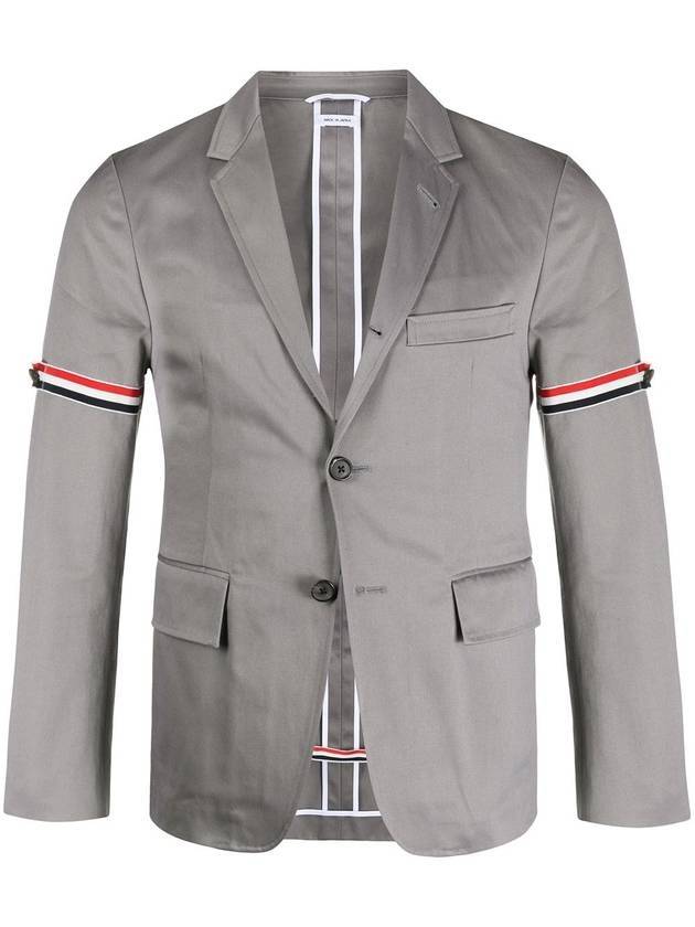 Armband Unconstructed Classic Jacket Navy Grey - THOM BROWNE - BALAAN 1