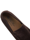 Summer Work Suede Loafers Brown - LORO PIANA - BALAAN.