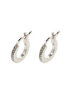 Pave Huggy Earrings C9337 SILVER - COACH - BALAAN 10