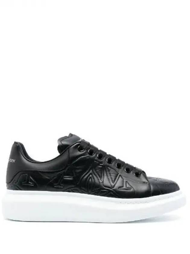 Alexander McQUEEN debossed logo leather sneakers - ALEXANDER MCQUEEN - BALAAN 1