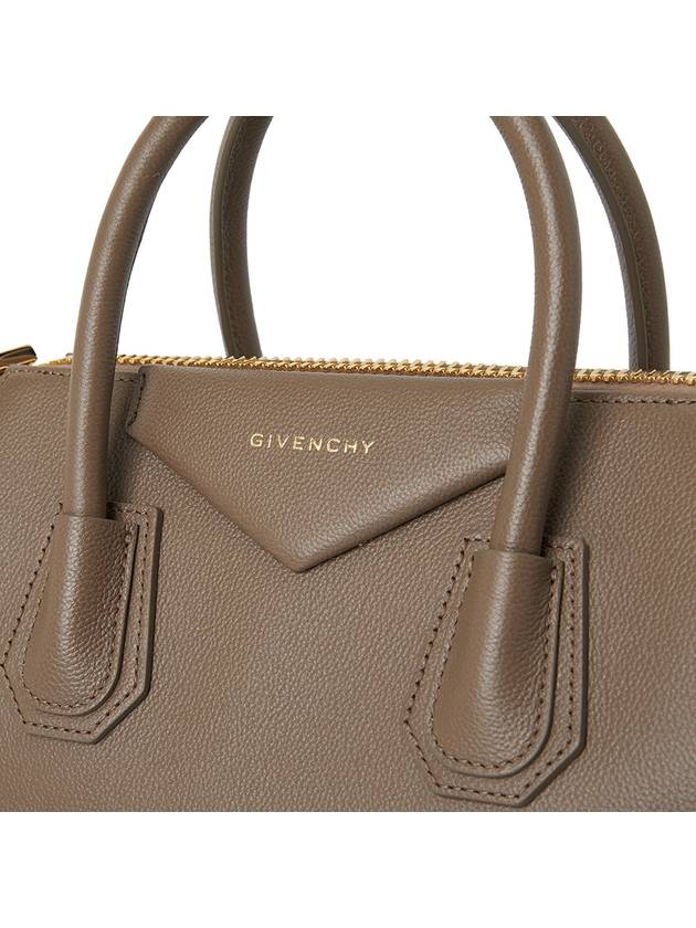 Antigona Small Calfskin Tote Bag Taupe - GIVENCHY - BALAAN 8