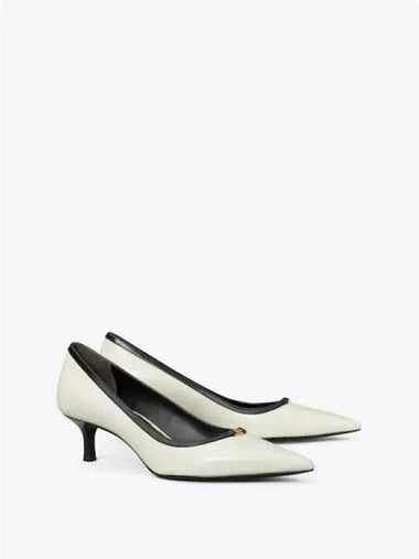 Double T Buckle Kit shirt n Heel Pumps High Heels 45mm Light Cream Black Domestic Product GM0024081382791 - TORY BURCH - BALAAN 1