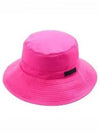 Recycled Tech Bucket Hat Pink - GANNI - BALAAN 2