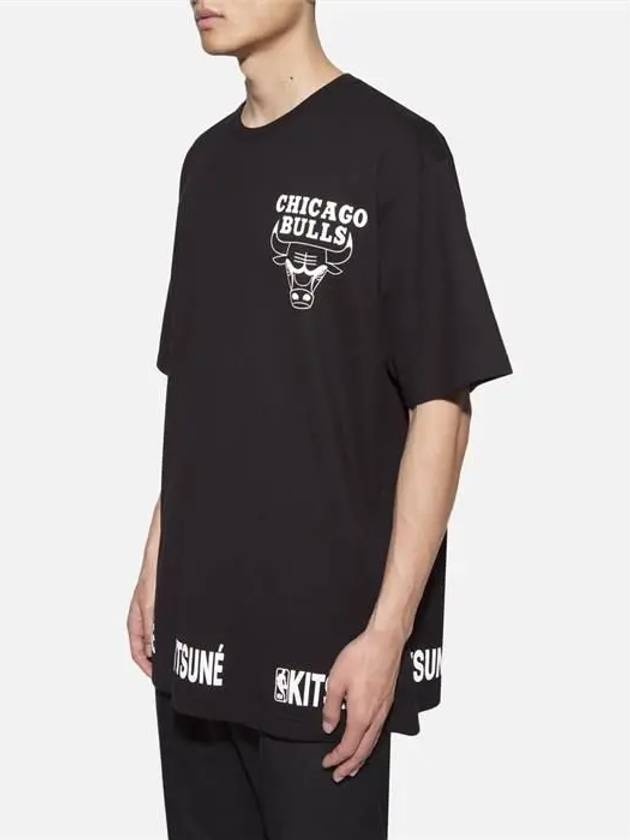 Maison Kitsune NBA Collaboration Loose Fit Short Sleeve TShirt - MAISON KITSUNE - BALAAN 2