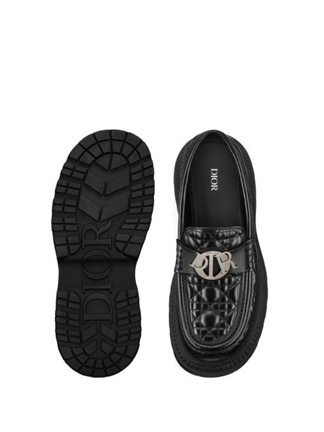 Buffalo Leather Loafers Black - DIOR - BALAAN 5