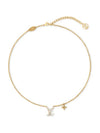 LV Iconic Crystal Necklace Gold - LOUIS VUITTON - BALAAN 6