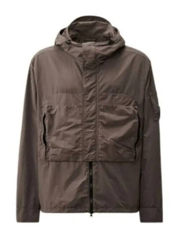 CP Company Flatt Nylon Hooded Overshirt 17CMOS132A 005991G 771 Flat - CP COMPANY - BALAAN 1