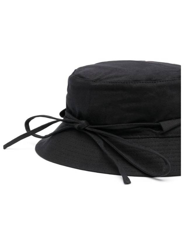 Le Bob Gadjo Bucket Hat Black - JACQUEMUS - BALAAN 3