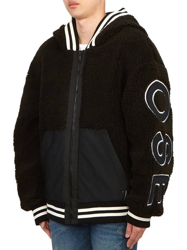 Ashford Zip Up Shearing Jacket Black - MOOSE KNUCKLES - BALAAN 4