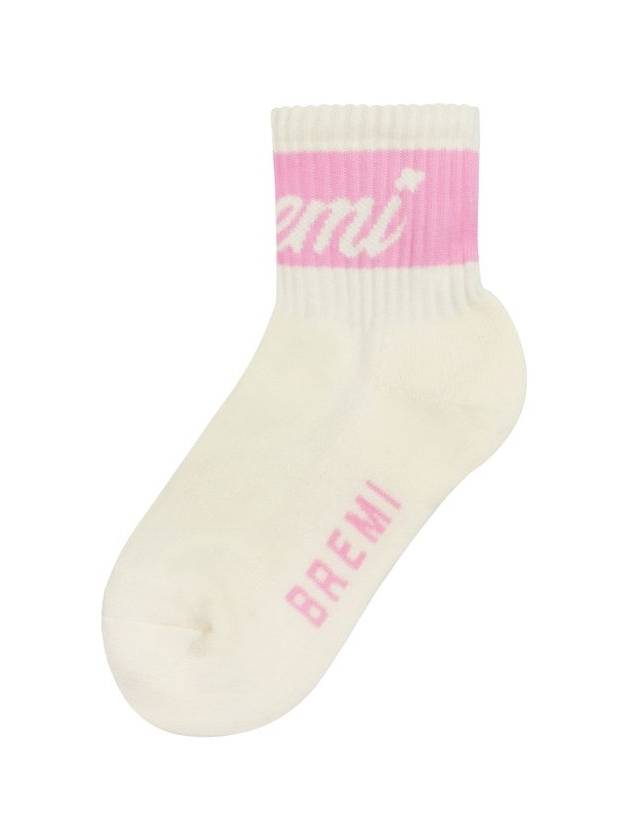 Golf Stripe Socks Pink - BREMI - BALAAN 1