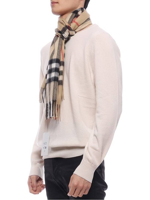 Vintage Check Cashmere Muffler Beige - BURBERRY - BALAAN 5