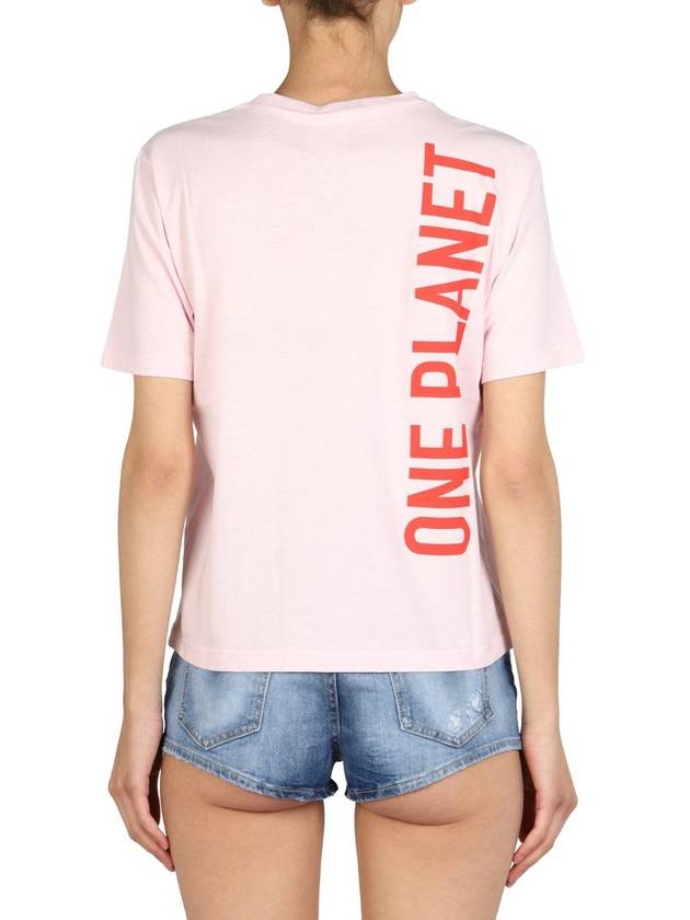 Women's Smiley Short Sleeve T-Shirt Pink - DSQUARED2 - BALAAN 4