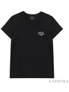 Denise Embroidered Short Sleeve T-shirt Black - A.P.C. - BALAAN 9