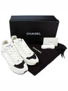 Women s Logo Sneakers White G45587 B15931 NV768 - CHANEL - BALAAN 9