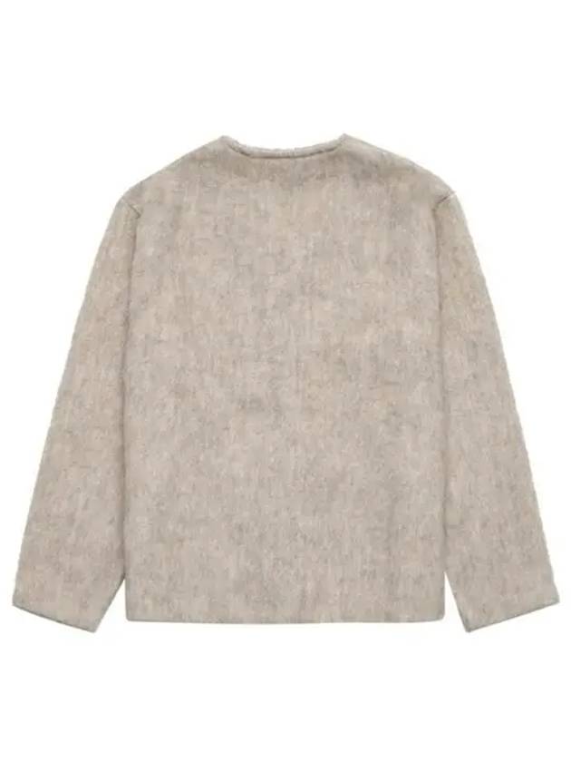 V-neck mohair cardigan beige - OUR LEGACY - BALAAN 3