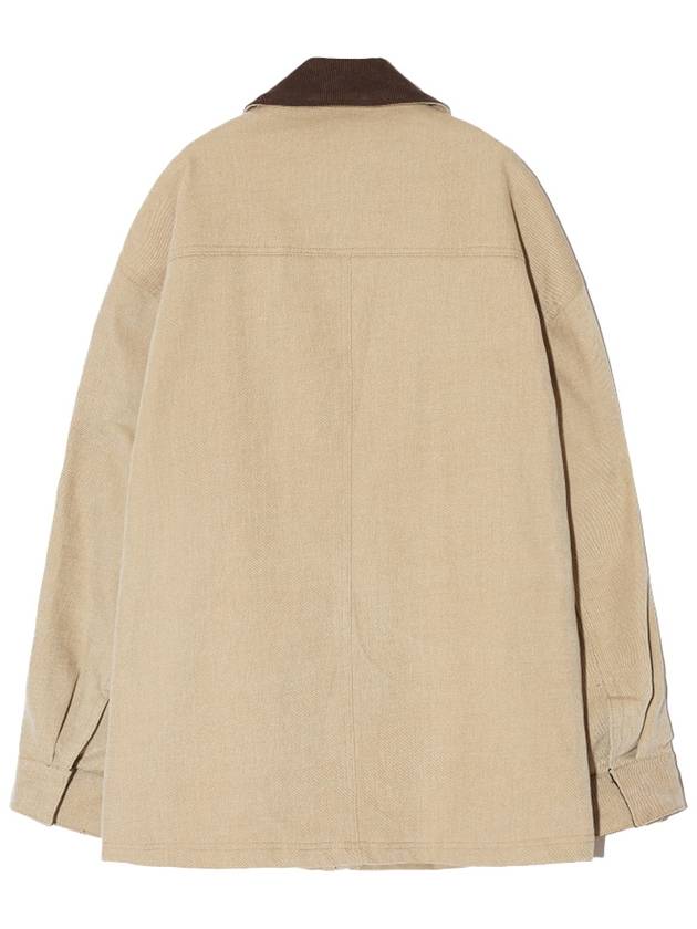 Corduroy Cotton Jacket Beige - LESEIZIEME - BALAAN 4