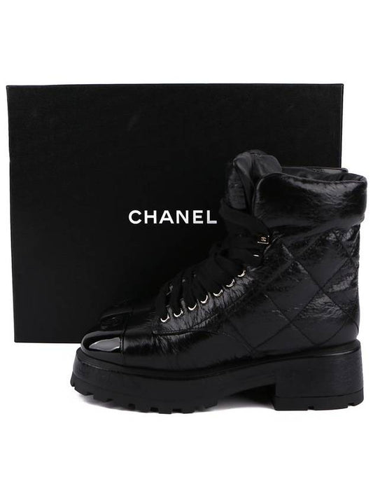 Lace Up Snow Boots G39452 Y56148 - CHANEL - BALAAN 2