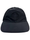 Logo Nylon Metal Ball Cap Black - STONE ISLAND - BALAAN 3