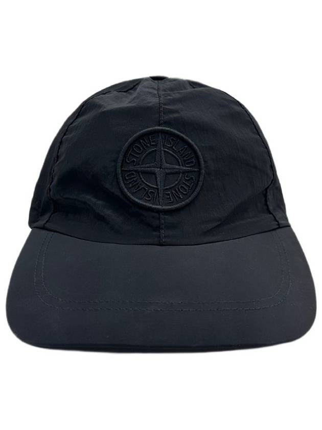 Logo Nylon Metal Ball Cap Black - STONE ISLAND - BALAAN 3