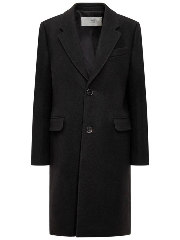 Two Button Single Coat Black - AMI - BALAAN 2