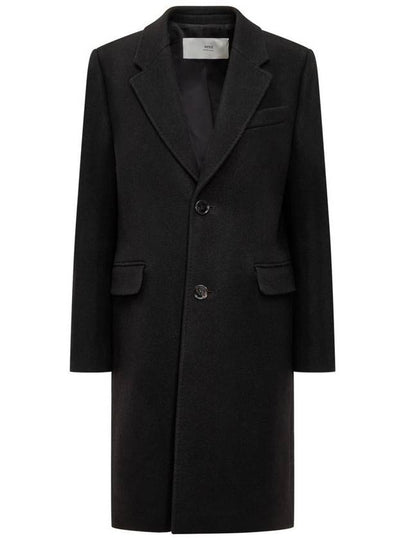 Two Button Single Coat Black - AMI - BALAAN 2