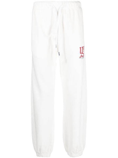 Men's Iconic Logo Track Pants White - AUTRY - BALAAN 1