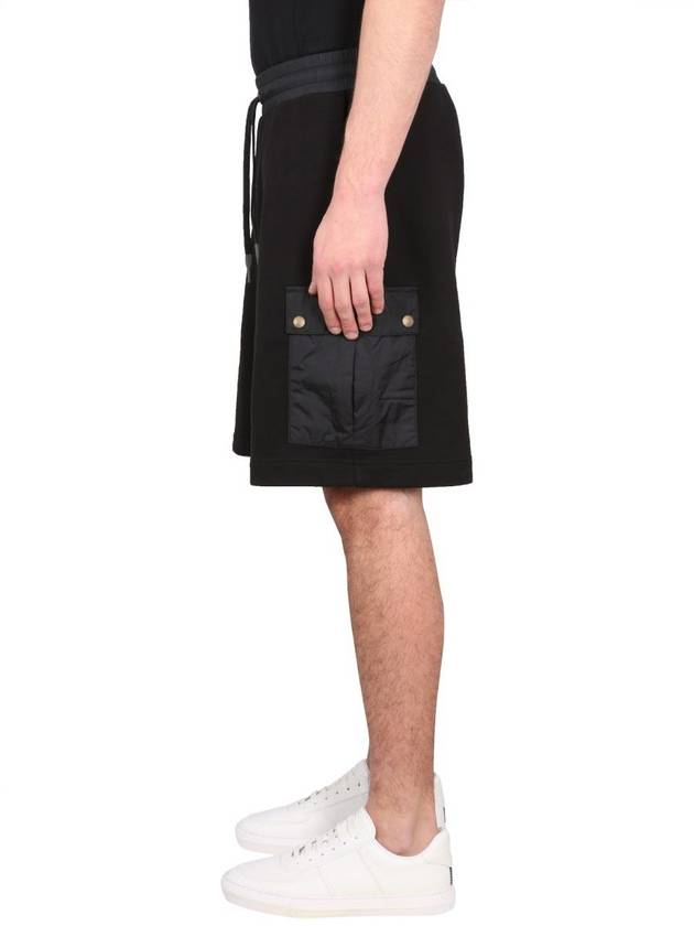 Moncler Cotton Bermuda Shorts - MONCLER - BALAAN 3